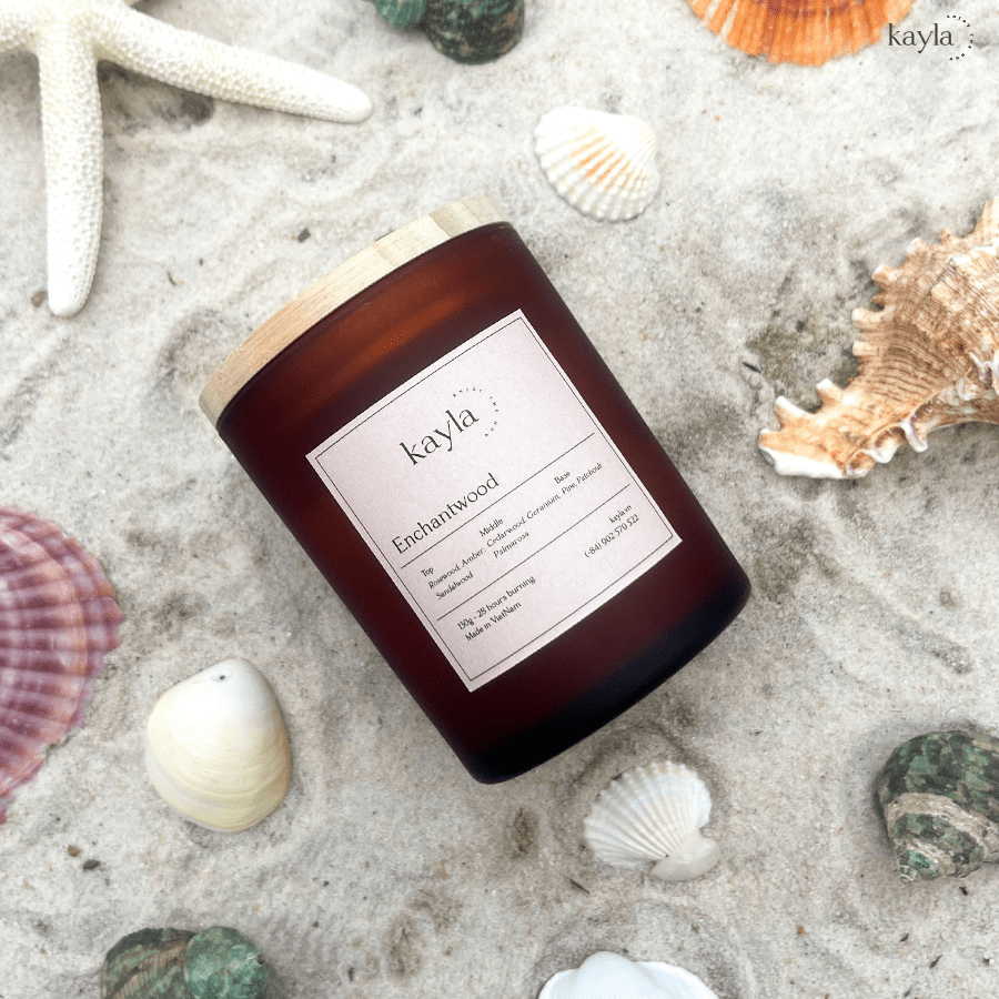 Nến Thơm Enchantwood 220Gr- Hương Gỗ Ấm