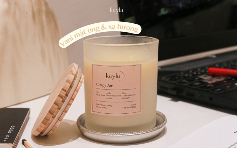Nến Thơm Cho Bà Bầu Kayla Khuyên Dùng- Crispy Air Lavender Nến Thơm Cho Bà Bầu Kayla Khuyên Dùng