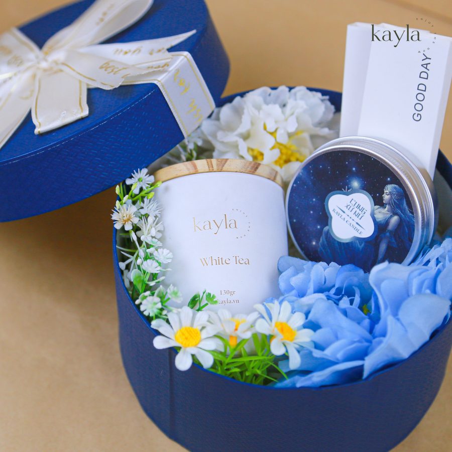 Set Quà Tặng Thư Thái Nến White Tea