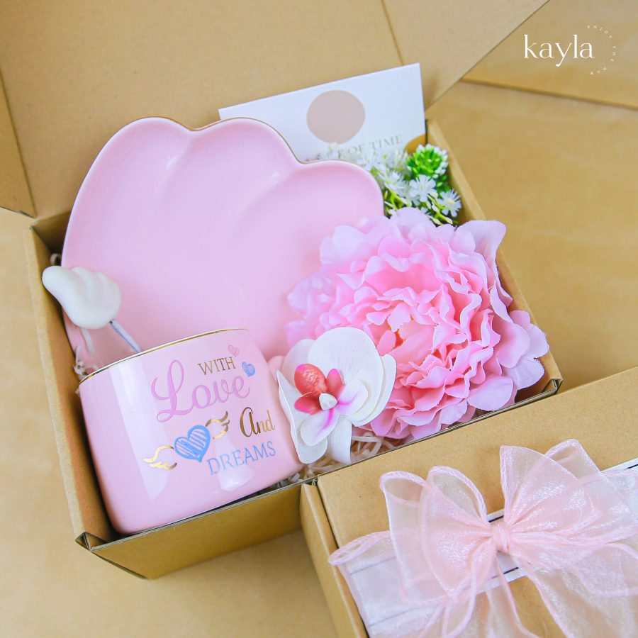 Set Quà Xinh Xắn Đơn Giản Hộp Craft