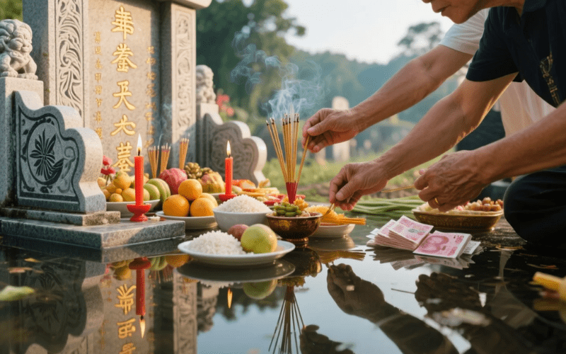 Vì sao cần phải cúng ngoài mộ rằm tháng 7?