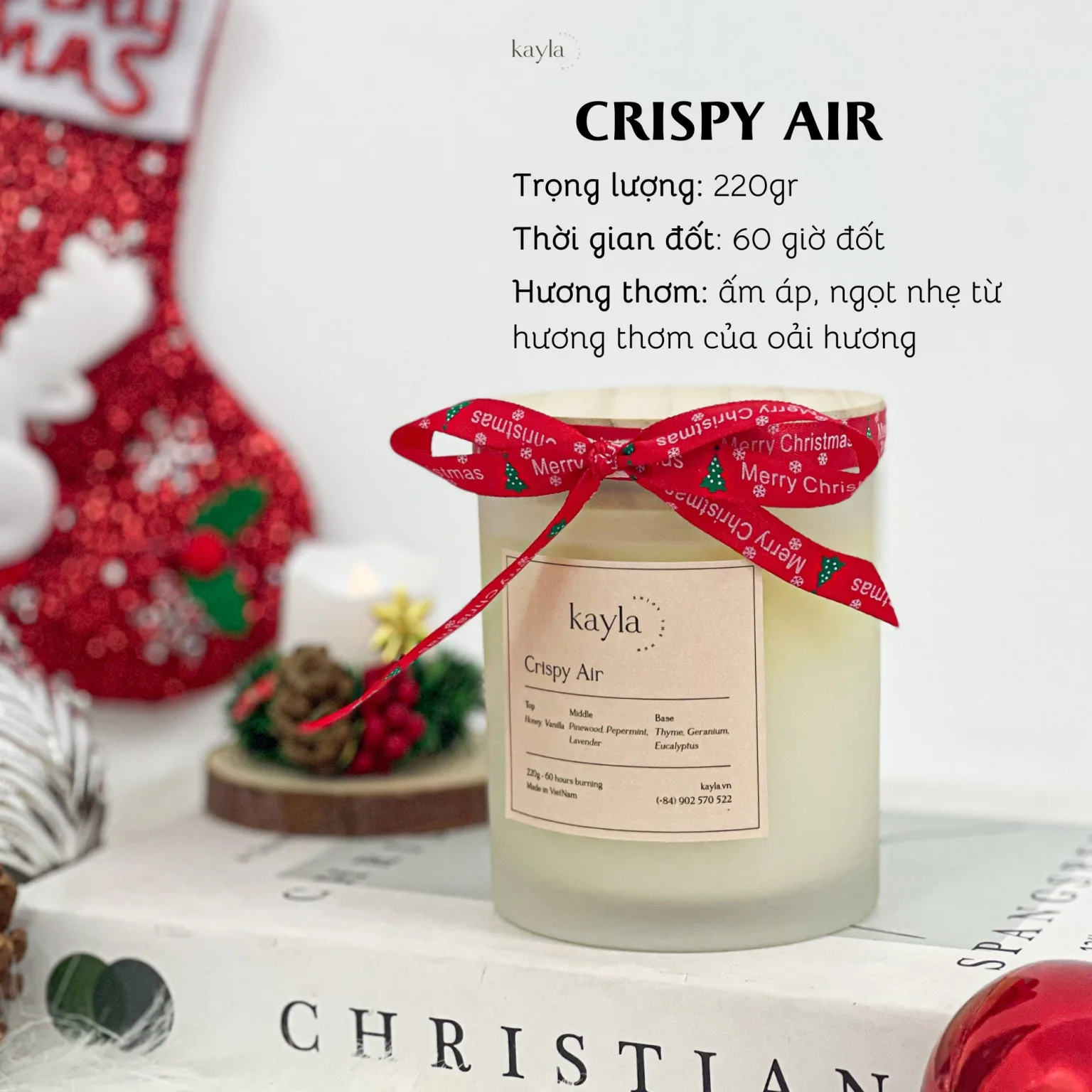 set quà giáng sinh crispy air