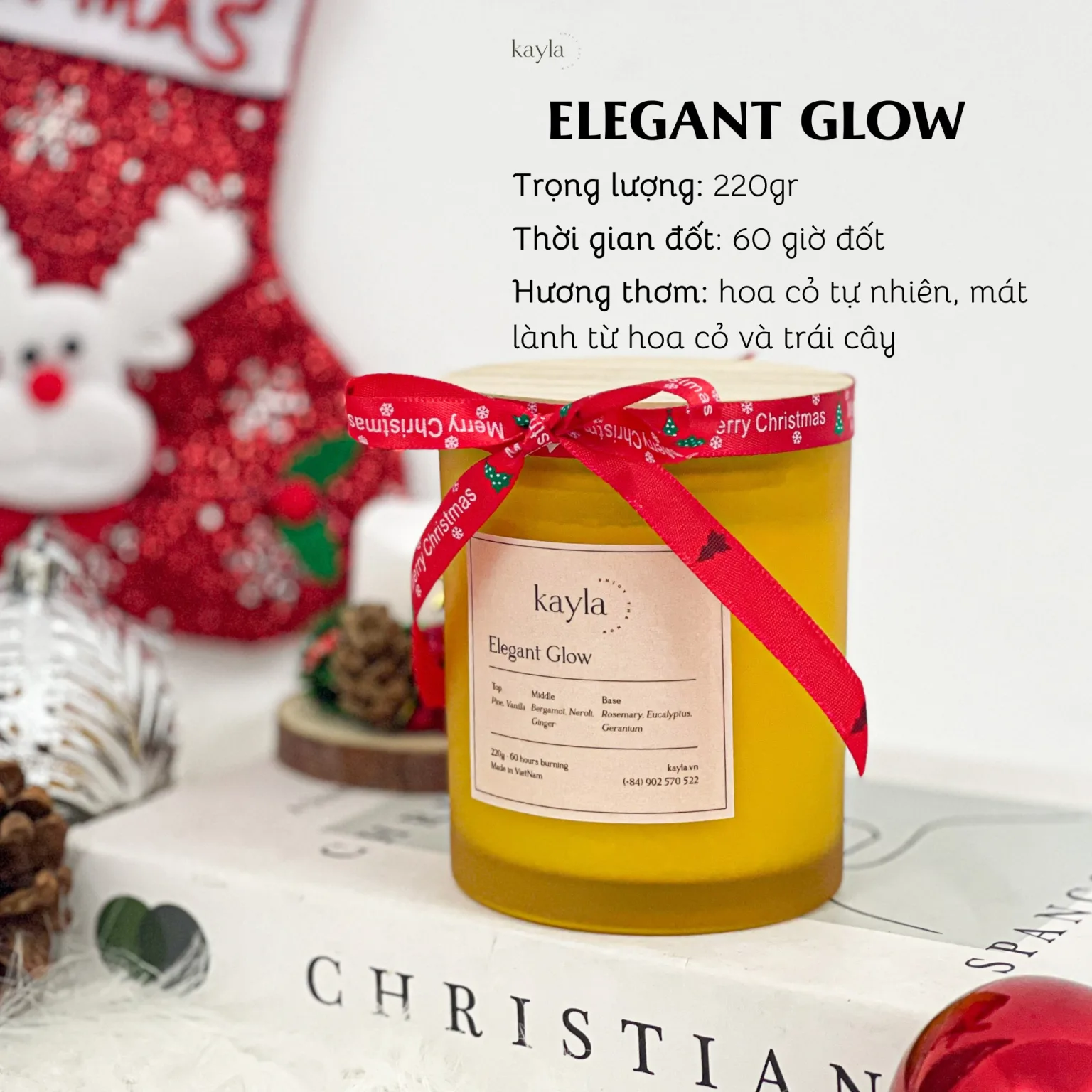 Set quà giáng sinh elegant glow