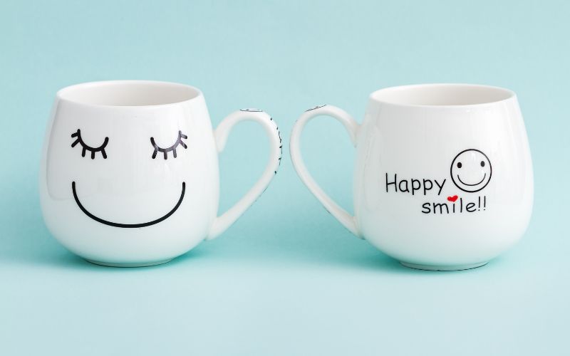 Ly sứ đôi tặng cặp đôi yêu nhau