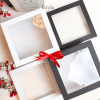 Hộp vuông kính trong - Trao gửi dịu dàng - 22x22x10