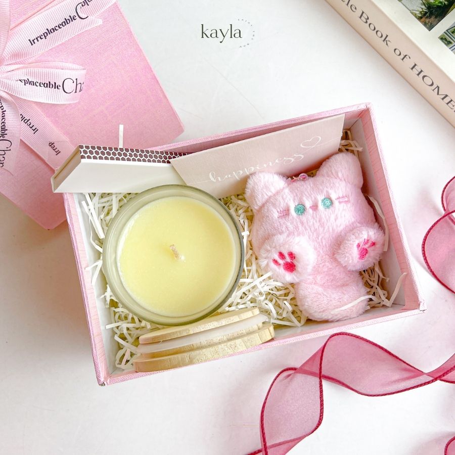 Set Quà Tặng Mèo Nhỏ & Nến Thơm