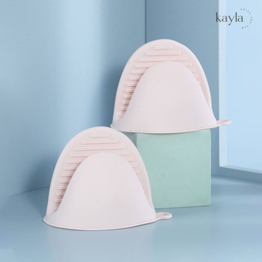 Bao Tay Silicone Cách Nhiệt Nhấc Nồi Chống Nóng An Toàn