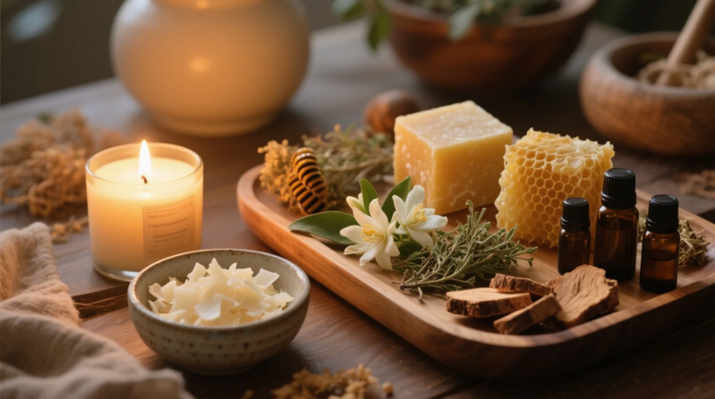 Lợi ích sức khỏe của nến thơm từ nguyên liệu thiên nhiên