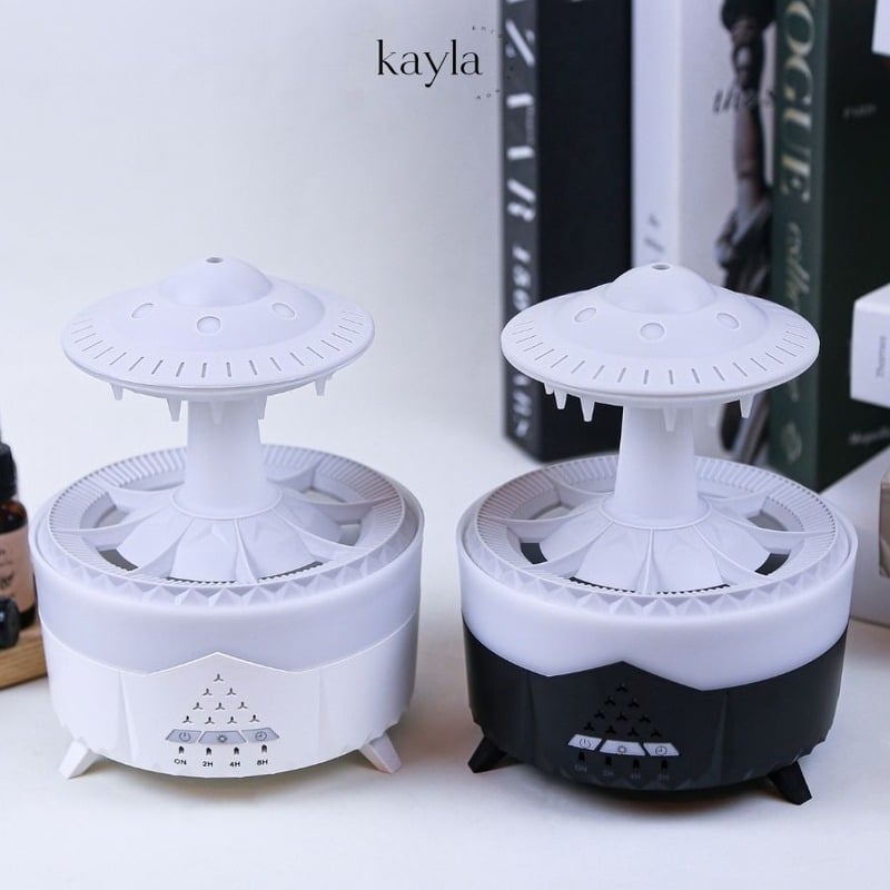 Máy Xông Tinh Dầu UFO Hiệu Ứng Mưa Rơi