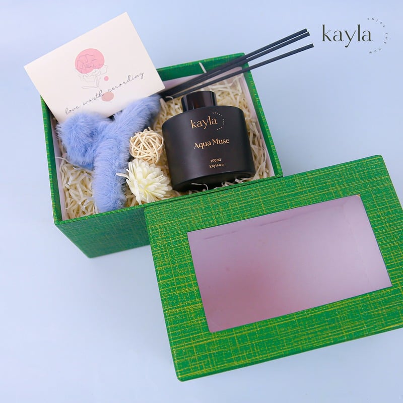 Set Xanh Mát Dịu Tặng Cô Gái Nhẹ Nhàng