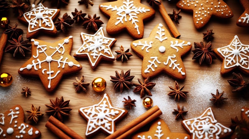 Cách làm bánh quy Gingerbread - Nguyên liệu chính