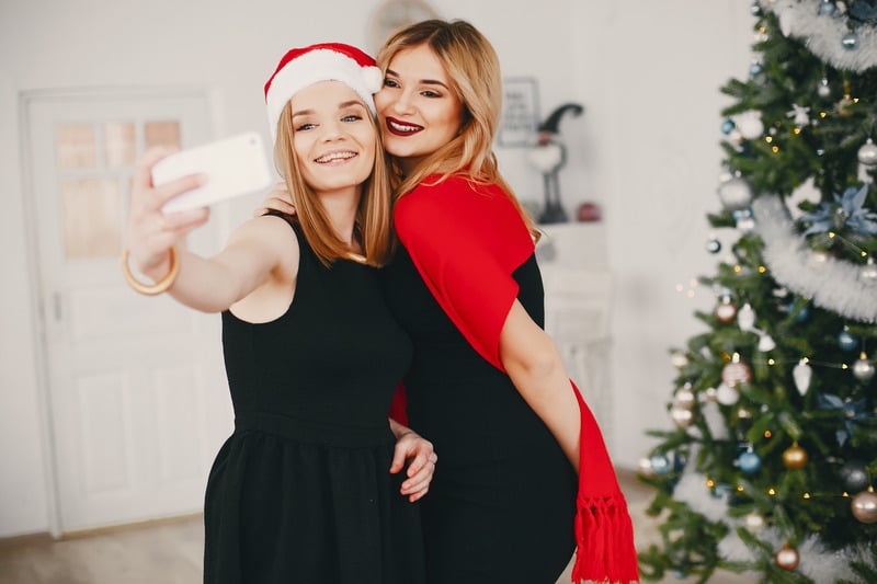 Concept chụp hình Noel sáng tạo