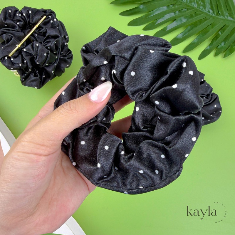 Dây Buộc Tóc Vải Lụa Hàn Quốc Thời Trang