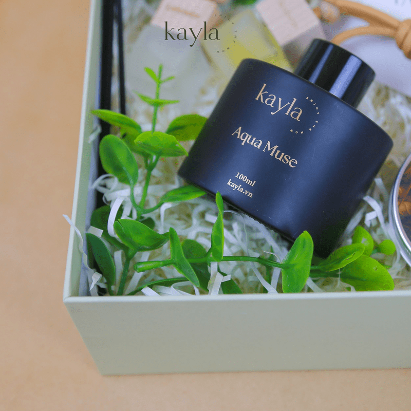 Set quà Tinh dầu Khuếch Tán Aqua Muse Tươi Mới