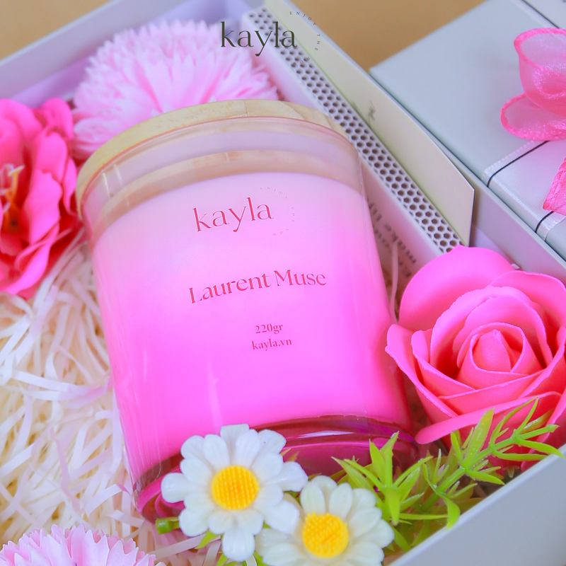 Set quà nến thơm Laurent Muse Ngọt Ngào