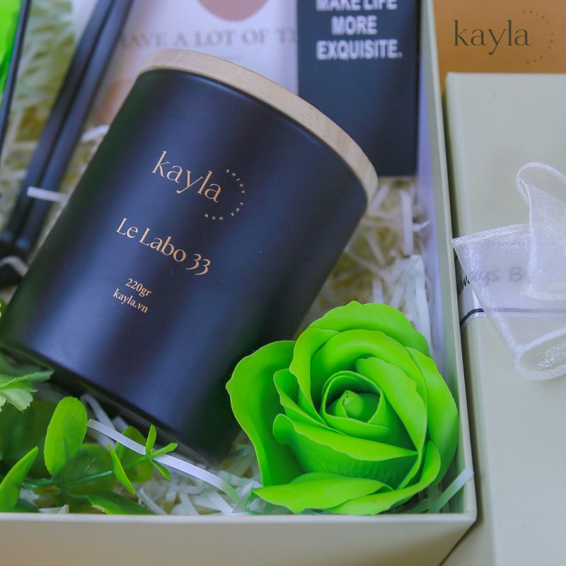 Set quà nến thơm Le Labo 33 Tối Giản