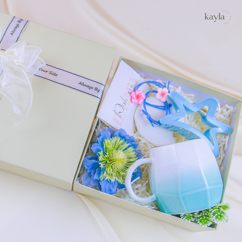 Set Quà Tặng Ly Sứ Phụ Kiện Blue Star