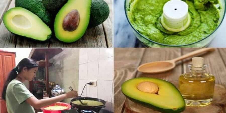 Cách làm tinh dầu bơ cách đun nóng