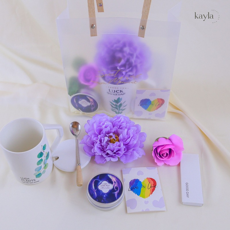 Set Quà Tặng Nến Cung Song Ngư Lavender Dream