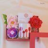 Set Qua Tang Nen Cung Su Tu Sweet Bloom Mix Ly Su