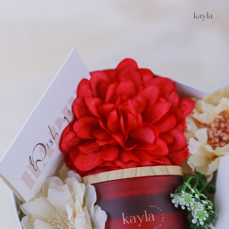 Set Quà Tặng Nến Obsidian Rose Love Garden Mix Ly Sứ