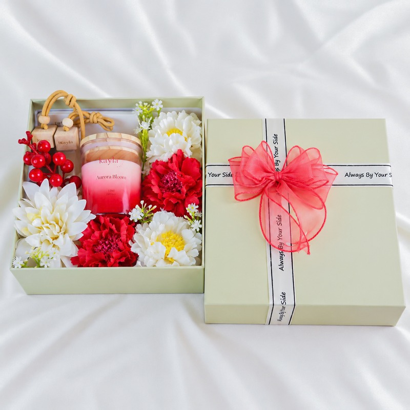 Set Quà Tặng Nến Thơm Aurora Bloom & Tinh Dầu Treo
