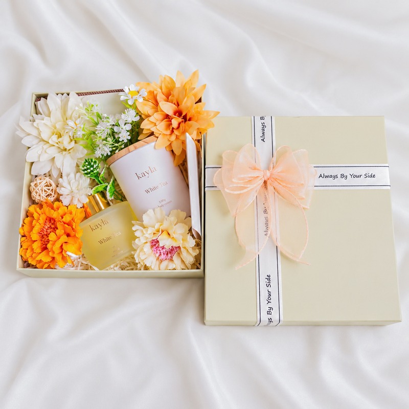 Set Quà Tặng Nến Thơm & Tinh Dầu Khuếch Tán White Tea