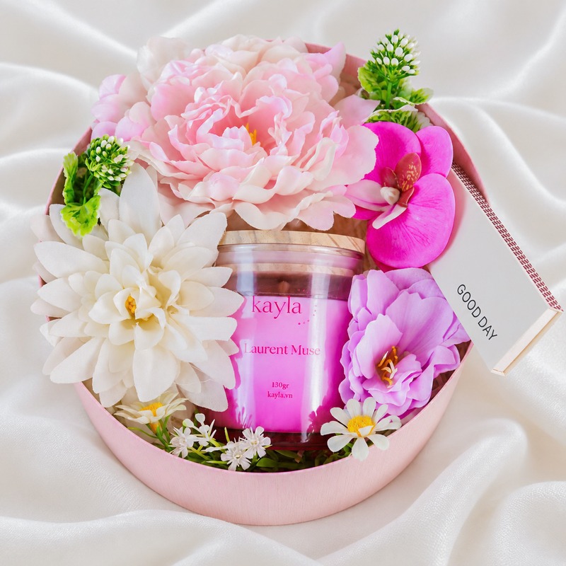 Set Quà Tặng Nến Thơm Laurent Muse Ý Nghĩa